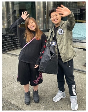 カナダに移住した佐々木健之介＆凛の夫婦ショット