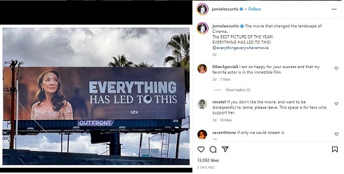 リー・カーティスインスタ画像