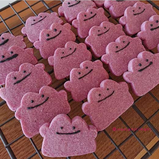 ポケモン メタモン アイスボックスクッキー 手作り