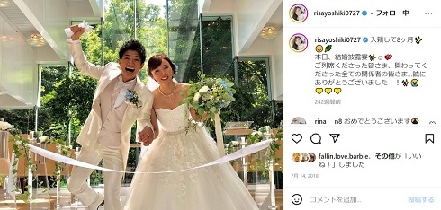 吉木りさと和田正人の結婚披露宴