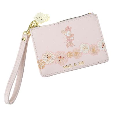 ミニー 定期入れ・パスケース 巾着付き クリザンテーム