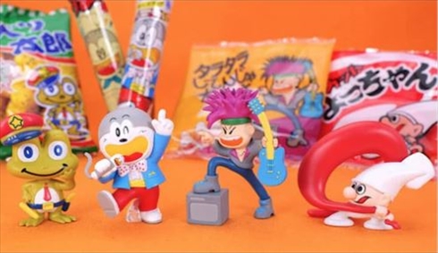 うまい棒」や「よっちゃんイカ」の”あいつら”がビッグフィギュア