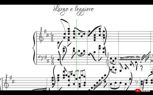 ネコ 譜面 楽譜 ハープ