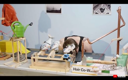 自動化 装置 発明 洗髪 ピタゴラ