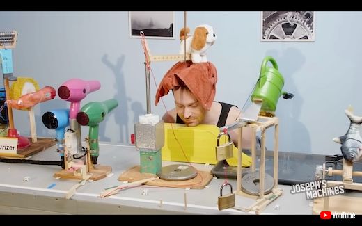 自動化 装置 発明 洗髪 ピタゴラ