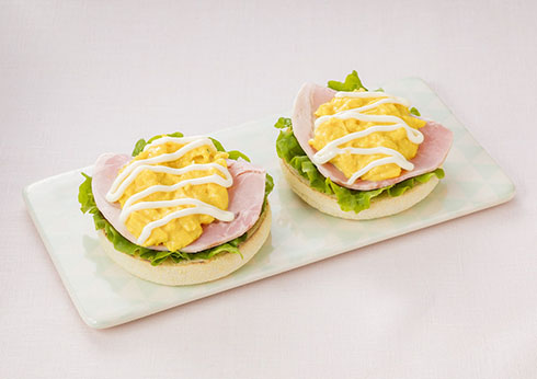 HOBOTAMA調理例・マフィンサンド