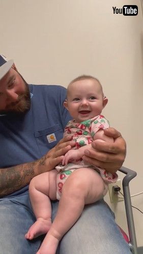 「Baby Receives Her First Hearing Aids || ViralHog」