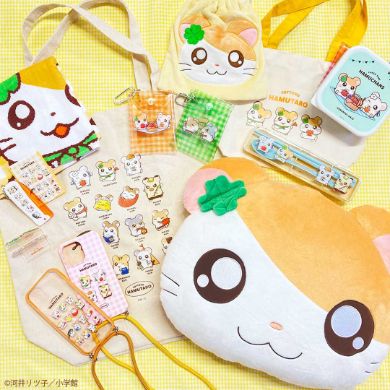「ハム太郎のキャンプ」をテーマにしたサンキューマート限定の描き起こしデザインのアイテム