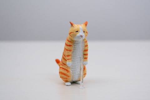 鼻水が下についた猫