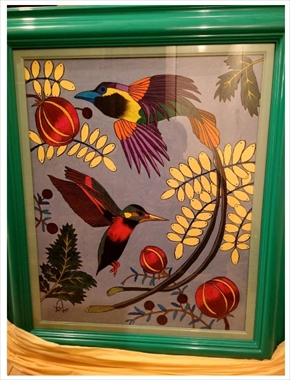 食道がんで闘病する秋野暢子の絵