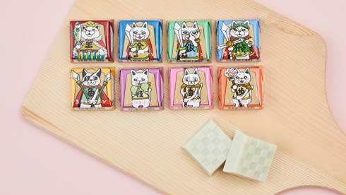 ローソン コラボ チロルチョコ 3月のライオン 抹茶大福 将棋駒 遊べる