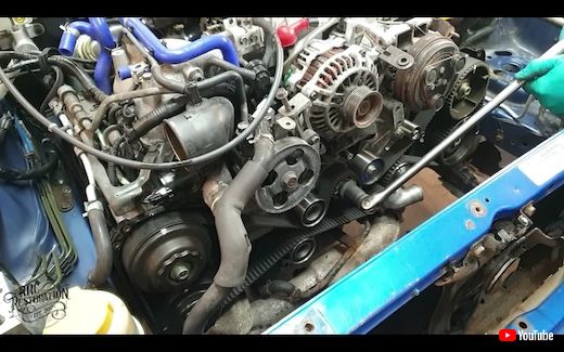 レストア インプレッサ WRX STI スバル ボロボロ 廃車 復活 再生