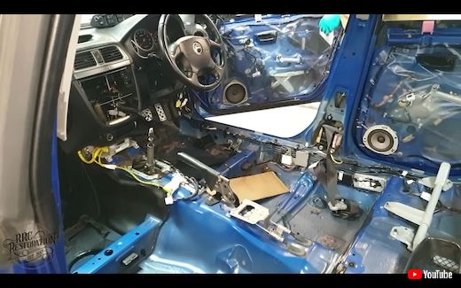レストア インプレッサ WRX STI スバル ボロボロ 廃車 復活 再生