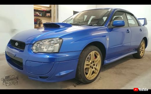 レストア インプレッサ WRX STI スバル ボロボロ 廃車 復活 再生