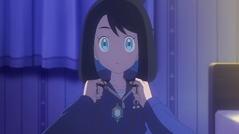 ペンダントをもらう「ポケットモンスター」新シリーズの主人公・リコ