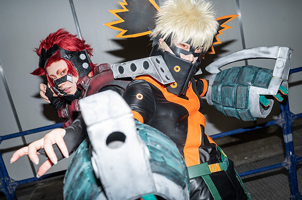 くらりと晴野の「僕のヒーローアカデミア」切島鋭児郎と爆豪勝己