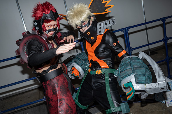 くらりと晴野の「僕のヒーローアカデミア」切島鋭児郎と爆豪勝己