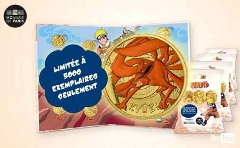 NARUTO』仏語版20周年の記念硬貨が発売、10万円超のアイテムも