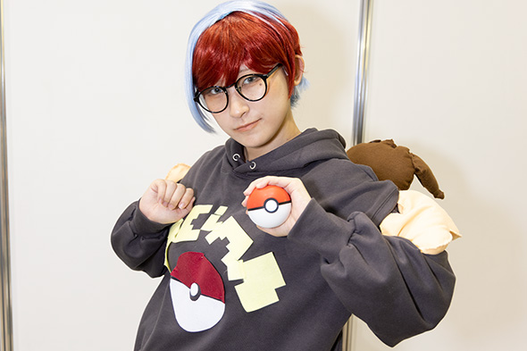 東狐ふうかの「ポケットモンスター スカーレット・バイオレット」ボタン