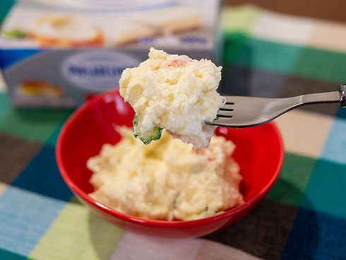 完成したポテトサラダ