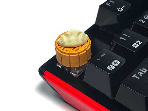 上海問屋 キーボード キーキャップ 肉まん 餃子 エメンタールチーズ