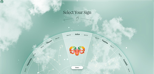 スタバ 星座 ドリンク