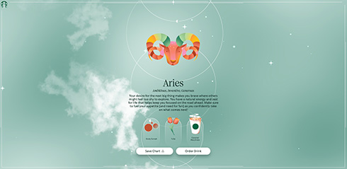 スタバ 星座 ドリンク