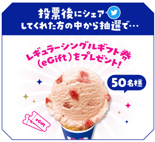 サーティワン　アイスクリーム　31　フレーバー総選挙　ポッピングシャワー