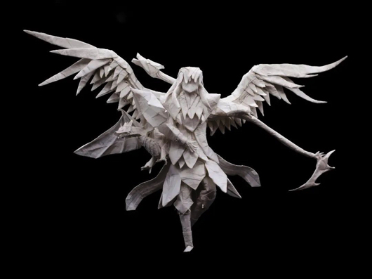 彫刻のような折り紙