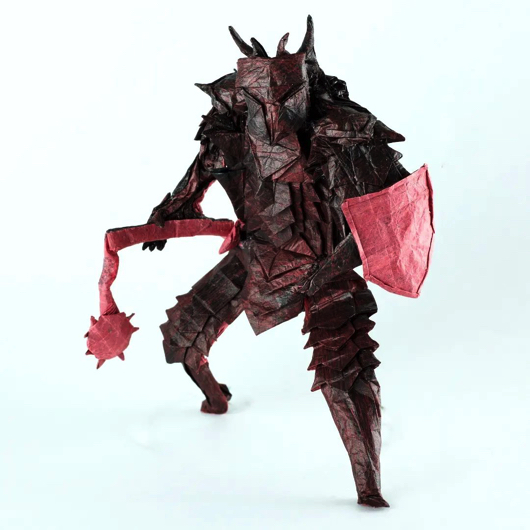 彫刻のような折り紙