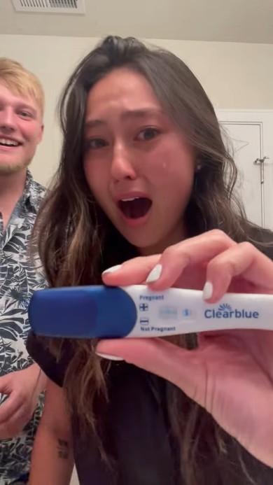 妊娠検査薬の結果