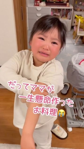 だってママが一生懸命作ったお料理