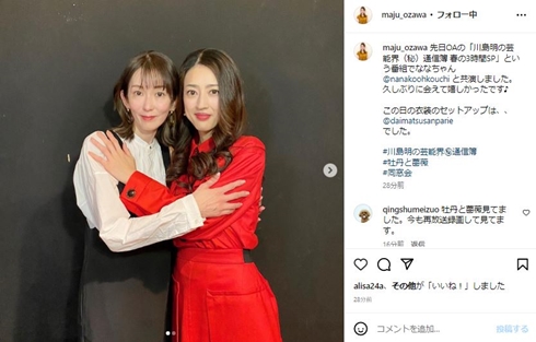 大河内奈々子と小沢真珠