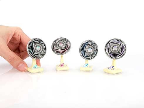 東芝扇風機 カプセルトイ 昭和 レトロ ミニチュア フィギュア