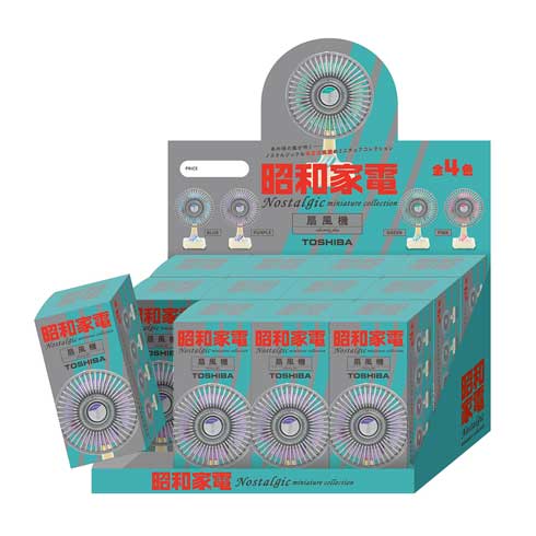 東芝扇風機 カプセルトイ 昭和 レトロ ミニチュア フィギュア