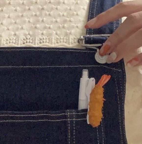 エビ シャーペン 食品サンプル