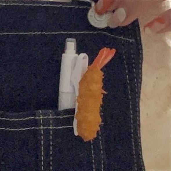 エビ シャーペン 食品サンプル