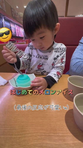 はじめてのメロンアイス