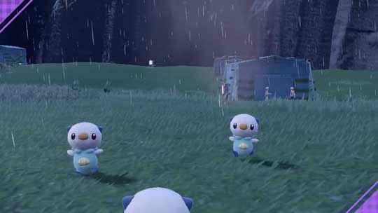 ポケモン SV 天候 雨 大慌て ミジュマル