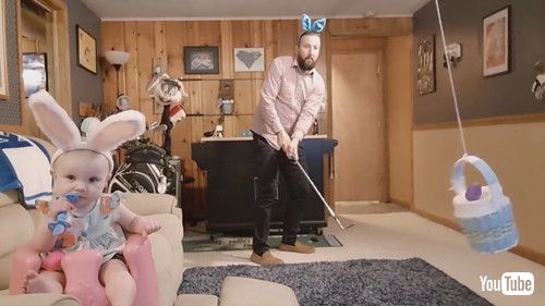 「Easter Golf Trick Shot || ViralHog」