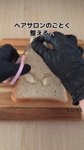 トトロの立体トースト