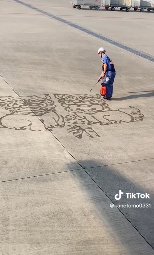 飛行機 那覇空港 パフォーマンス