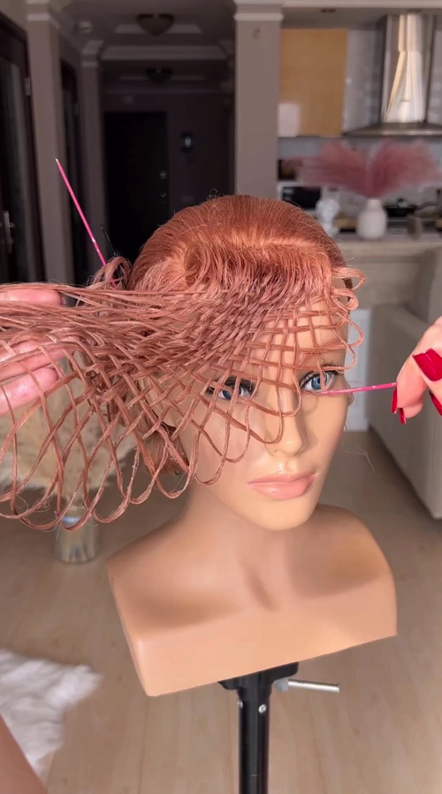 手の込んだヘアアレンジ