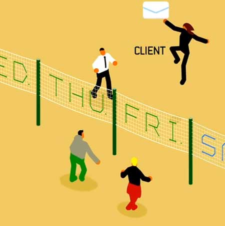 クライアント やり取り メール ラリー ループ 動画 デザイナー イラストレーター プロデューサー