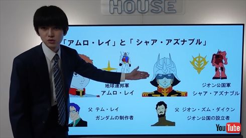 機動戦士ガンダムの概要を解説する本郷奏多