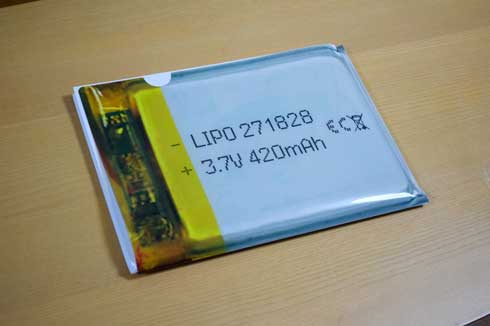 クリアファイル リポ バッテリー 電池 デザイン 膨張 爆発