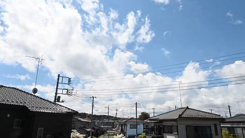ゲリラ豪雨 タイムラプス 雨雲