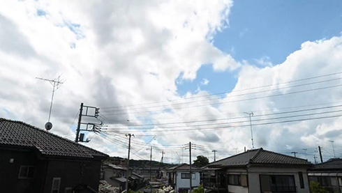 ゲリラ豪雨 タイムラプス 雨雲