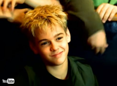 デビュー当初のアーロン・カーター