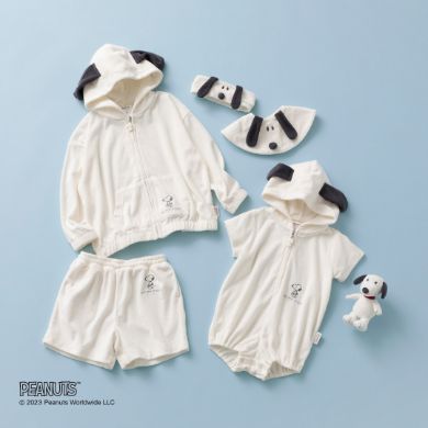 パイルパーカ＆ショートパンツ（1万1990円）、パイルロンパース（6820円）、パイルヘアバンド（1980円）、パイルスタイ（2530円）、パイルラトル（3300円）